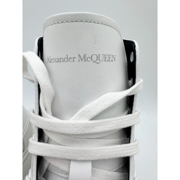 Alexander McQueen Tread Slick Boot Graffiti Optic White 10.5 - Picture 5 of 11